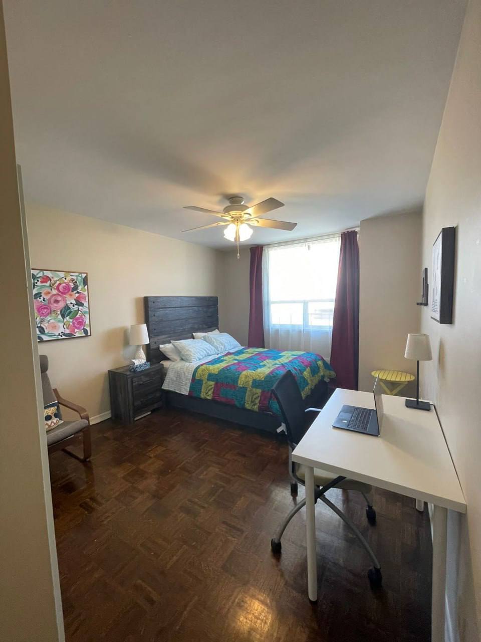 اجاره اتاق در یک اپارتمان برای یک خانم