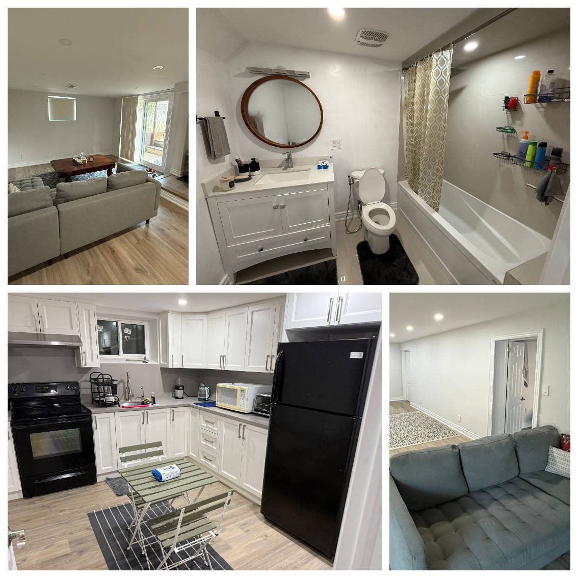 واحد بیسمنت Walk-Out – دو خوابه – ورودی مجزا