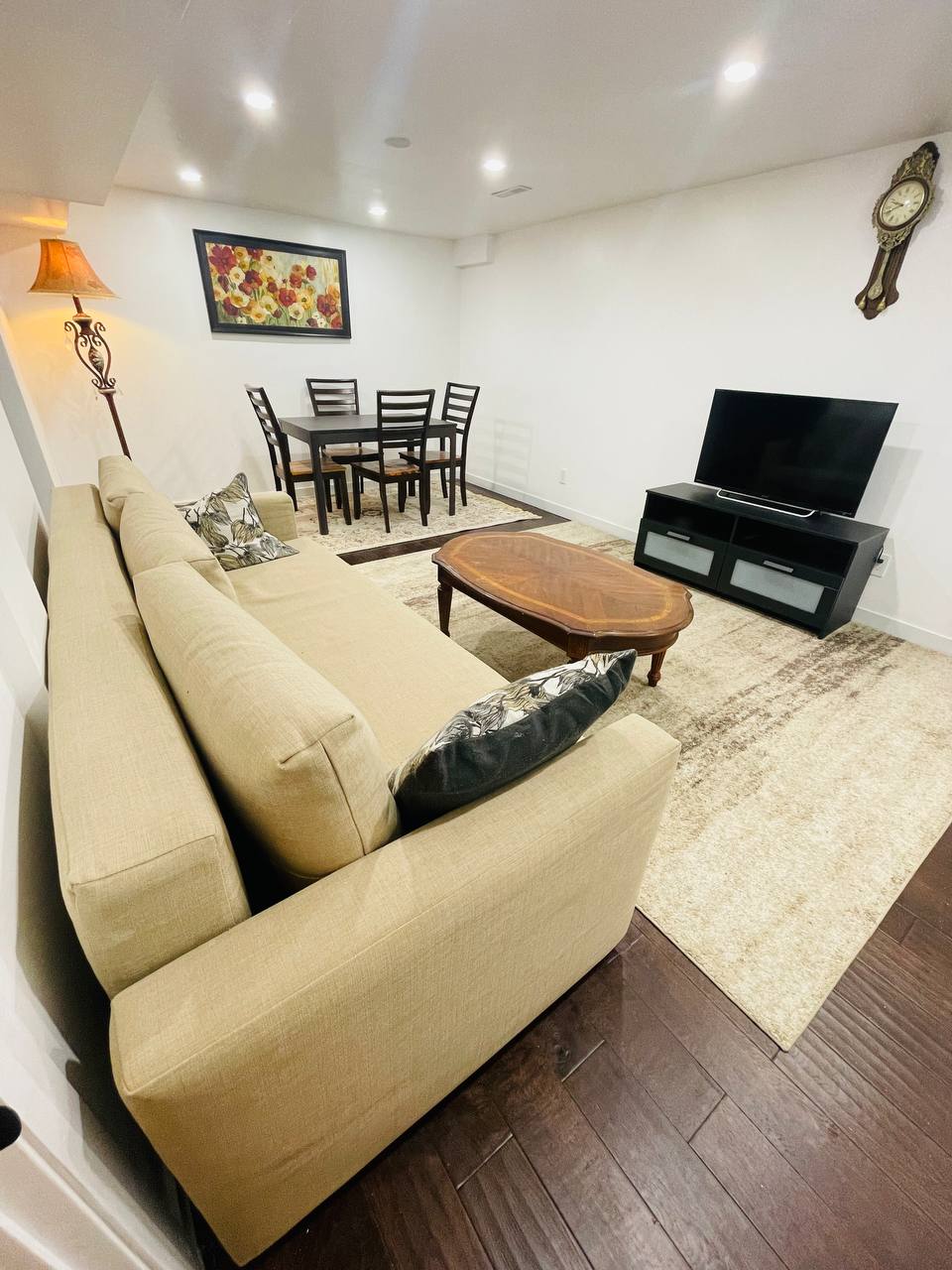 🏡 یک واحد بیسمنت آپارتمان دو خوابه فول فرنیشد