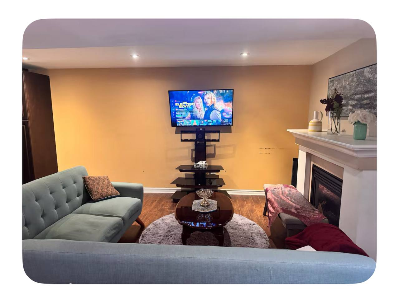 اجاره بیسمنت یک‌خوابه کاملاً مبله با ورودی و لاندری مجزا